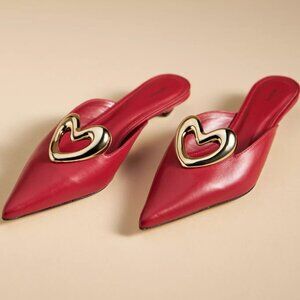 Maeve Heart mule heels